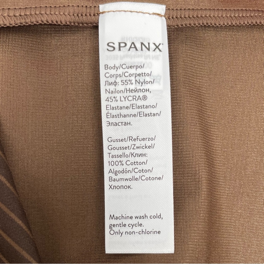 SPANX Thinstincts 2.0 High-Waist Shapewear Brief Panties Chestnut Brown size M - Picture 9 of 12
